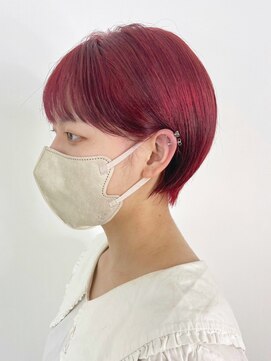 アルバム 新宿(ALBUM SHINJUKU) チェリーレッド_グレージュカラーシルキーベージュ_ba457031