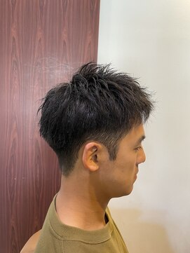 ヒロギンザ 大阪本店(HIRO GINZA) スパイキー×ツーブロショート