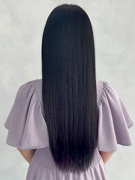 アイティー バイ アルバム 浦和店(IT by ALBUM) 暗髪ブラウン_レイヤーロング前髪パーマグレーベージュ_ba470231