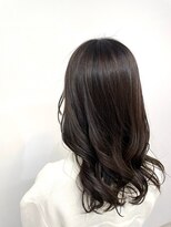 ヘアープロデュース ラピセット 松山(Lapset)&nbsp;20代30代40代ブリーチなしオリーブグレージュくびれミディ