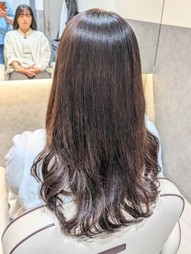 ナカドット エマノン 池袋(__naka.__ EMANON) 扱いやすいロング酸性ストカール/ブラウンヘア/池袋