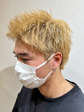 ルースト 渋谷店(ROOST) ブリーチ２回抜きっぱスタイル