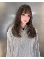 ノエロク 岐阜(noe rok)&nbsp;マロングレージュ/韓国風レイヤースタイル2