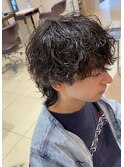 波巻きツイストスパイラルパーマ/メンズパーマ/メンズショート