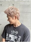 スパイキーショート/ホワイトミルクティー