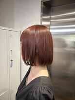 リリアン バイ リトル(Lilian by little)&nbsp;レッドオレンジ×ボブ