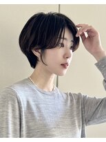 ガーデン オオタカノモリ(garden otakanomori)&nbsp;【遠藤史子】ハンサムショート／小顔シルエット／前髪長/くびれ