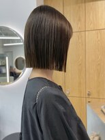 ルネ 北千住(Renee) ボブ×切りっぱなしボブ×アッシュグレージュの