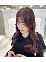 女の子らしい可愛くてお洒落な印象に！ピンク系カラーもお任せ下さい☆