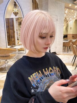 ロンドローズ 名古屋(Lond damaskRose) ダブルカラー ブリーチ 名駅 韓国 ボブ 髪質改善 縮毛矯正279