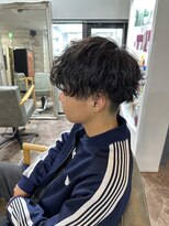 ハルクファースト 札幌(HRK 1st.) 札幌大通りメンズショートカット波巻きツイストスパイラルパーマ