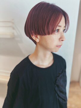 ホリデイズ ケアアンドスパ 練馬 豊島園(HOLIDAYS) 【HOLIDAYS】レッドブラウン×オトナショート