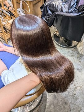 ロンド シャルム 吉祥寺(Lond charme) イメチェンミディアム美髪ワイドバングレイヤー縮毛矯正/吉祥寺