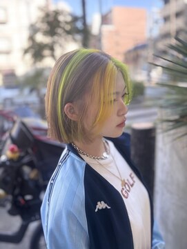 タイドヘア 茨木店(TIDE HAIR) ブロッキングカラー/デザインカラー