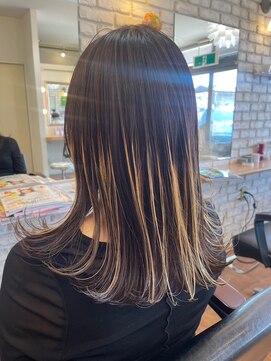 マイロヘアー 裾カラー