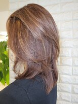 松本平太郎美容室 吉祥寺パートファイブ(PART5) 30代40代50代60代×ミディアムウルフ×イノアカラー×ハイライト