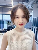 ファンナギンザ(FaNNa ginza) ショートヘア/ショートボブ/シフォンベージュ/小顔/前髪/透明感