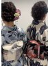 当日持ち込み浴衣着付ヘアアレンジ付き