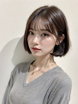 ケンジ 洋光台(KENJE) 丸みショートボブ/耳かけ/前髪【スタイリスト桂口】