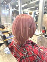 キャラ シャローネ 池袋(Chara Chalone)&nbsp;クラゲカット風マッシュウルフ/ハイトーンピンク【本松】