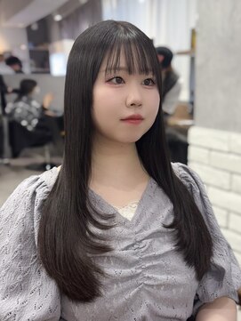 モク(mok) 艶髪縮毛矯正×レイヤーカット★yuka