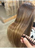 ロング×髪ドラ髪質改善縮毛矯正