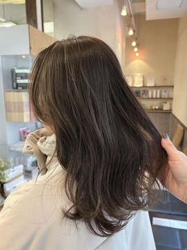 クアトロ グランシュ 川崎店(QUATRO × GranCieux) 透明感抜群オリーブグレージュ