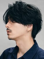 フィフス トウキョウ (fifth TOKYO) 渋谷ルーズパーマメンズカットセンターパートウルフ