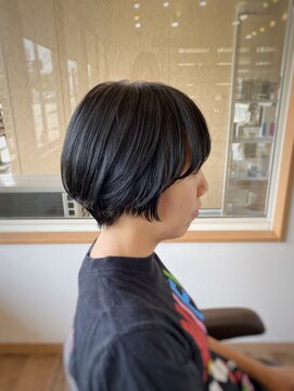 ヘアメイク ブーケ(HAIR MAKE Bouquet) 【山本智文】フェイクブラックショートカット