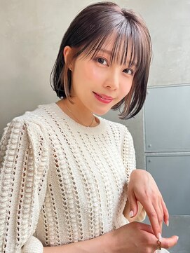 エース (ACE) ACE 横浜　イヤリングカラー×丸みボブ