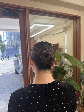 ヘアセット、結婚式、二次会ヘア