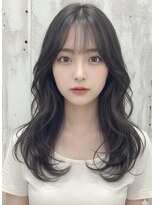 オリンテ バイ レシッド 表参道(orente by rcid)&nbsp;韓国レイヤーロング美髪グレージュアッシュリタッチ前髪