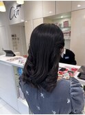 【藤岡】ツヤ感ハーフアップ｜大人お呼ばれヘア