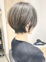 ネオリーブウリ 二子玉川店(Neolive uri)&nbsp;ホワイトグレージュミニウルフデジタルパーマチェリーブラウン