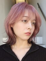 プネル(punel) ローズピンク くすみピンク ピンクベージュくびれミディ