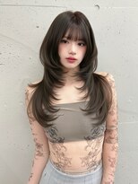 シーク 天神(SEEK)&nbsp;松尾菫菜/レイヤーカット/ハッシュカット/韓国ヘア