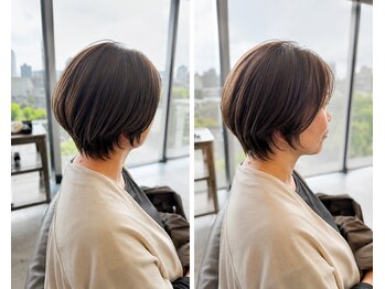 オイル(oiL)の写真/初めてのショートも安心。大人女性の悩みをカバーする美シルエット