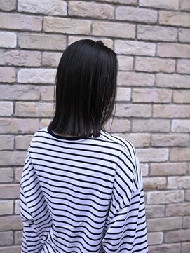 アナンダ(ananda) 柔らかストレートと外ハネボブ（ロブ）