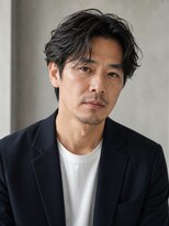 エミヲ 石川町(emiwo)&nbsp;40代メンズカット×ニュアンスパーマ