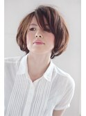 ふんわり大人ボブ
