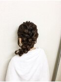 サイド寄せ編みおろし