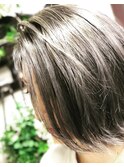 グレージュボブ【cherie池袋】デザインカラー
