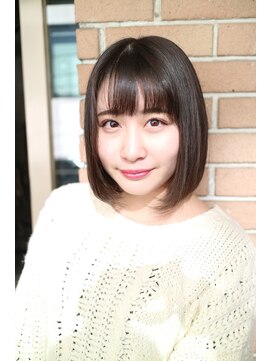 サロンドミルク 原宿(salon de MiLK) 【salon de MiLK 原宿】ツヤボブ×ワンカール×イルミナカラー