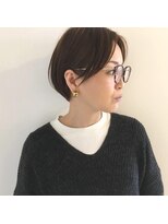 サイズ(cyez)&nbsp;センターパートのハンサムショート