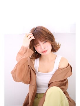 ヘアリゾート粋 新宿三丁目本店 新宿三丁目/ハイライト/外ハネボブ/インナーカラー/新宿/新宿駅