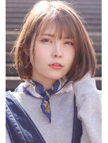 トプカピ(TOPCAPI)&nbsp;ミルクティーのハイトーンボブ