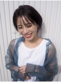 【mira】シースルーショートボブ