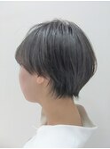 丸みショート×ダークブラウン×セット簡単