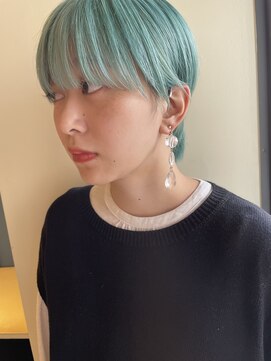 ロロ(ro-ro) 【恵比寿ro-ro】ペールグリーン×マッシュショート