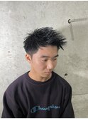 短髪×ジェットモヒカン×グラデーション